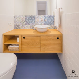 2018 – Bathroom in Apartment – Milano – Arch. Francesca Ambrosi, 02ARCH –  tiles: NOVECENTO