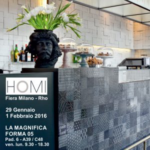 2016 01<br>HOMI – Milan