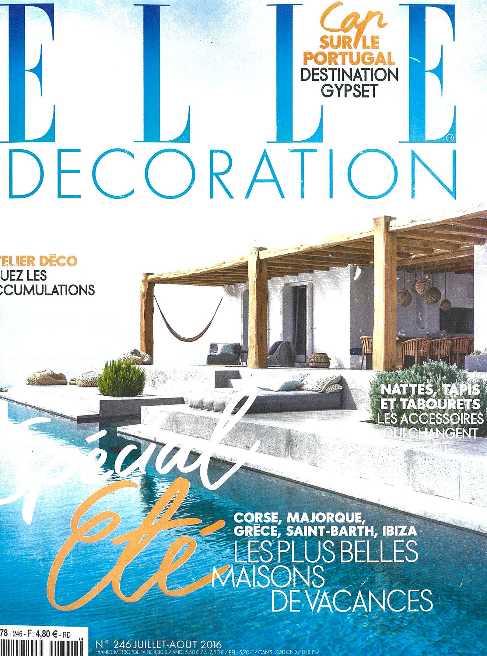 2018 - Press - Made a Mano - Elle Decoration - Maisons the vacances